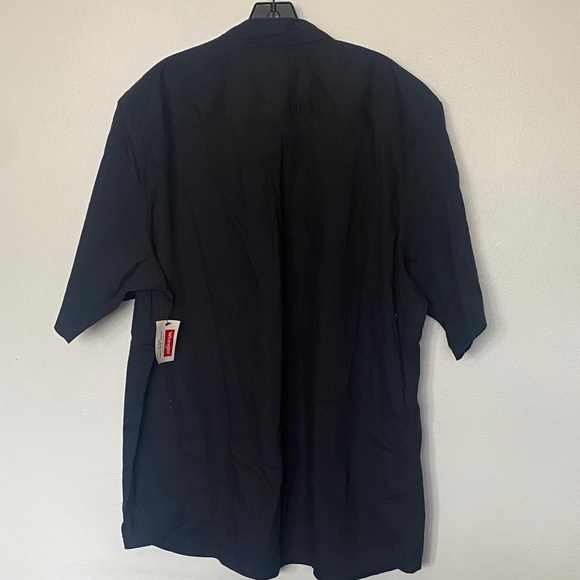 Wrangler Men's Black Short Sleeve Button Down Shirt - Picture 3 of 3